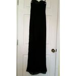 Chi Chi London Black Beaded Pleated Shirred Back Strapless Maxi Dress by Chi Chi from Modcloth Photo 5