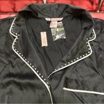 Victoria's Secret Elegant Black Romper Satin size S Photo 5