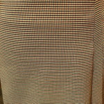 Lush Clothing Lush Houndstooth Pleated A-Line Skirt Size Medium Photo 2