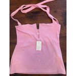 Susana Monaco  V Wire Halter Top in Ballerina Sz M NWT Photo 4