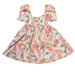 Abercrombie & Fitch Keyhole Floral Babydoll Mini Dress Medium TALL NWOT Photo 4