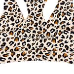 Ryderwear Strong Feminine Leopard Cheetah Sports Bra Sz S Photo 3