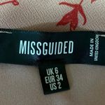 Missguided  Pink Red Floral Ruffle Hawaiian Tube Crop Skirt 2 Piece Set Size 2 Photo 4