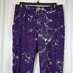 Popfit  Purple Athletic Activewear Gym Leggings Size XL NWOT Photo 1