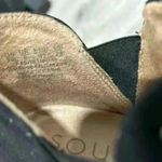 Naturalizer  Soul Faux Suede Black Studded Booties Heeled Ankle Boots Size 7W Photo 7