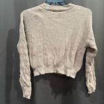 Poof! Apparel Beige Knit Top Size S Photo 1