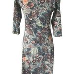 Peruvian Connection  Women’s Dress Long Sleeve Floral Colorful Small Maxi Photo 0