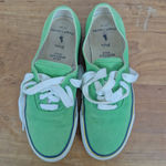 Ralph Lauren Polo Women's Green Low Top Sneakers, Size 8 Photo 7
