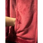 Green Tea  Womens S Faux Fur Fleece Lined Pink Holiday Red Core Soft Cozy Jacket Photo 5