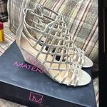 Material Girl  Gold sandals 9 NWBox Photo 1