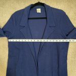 Blair Navy Blue Open Face Cardigan Women Size Medium Photo 5