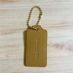 Coach Keychain  Limited Edition Bag Charm Logo Gold Chain Hawaii Stamp Large Size Photo 1