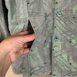 Handmade Nadya Linen Beaded Reversible Artsy Art To Wear Jacket Large Whimsical Photo 7