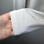 Edikted  Women's Top Long Sleeve Shirt White Ivory Round Neck Stretch Soft Medium Photo 4