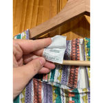 Laura Ashley EUC Vintage  1990’s Puff Sleeves Striped Pattern Tea Dress Size 10 Photo 3