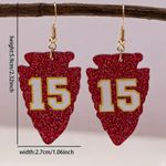 Boutique Kansas City Acrylic Arrowhead Earrings Photo 1