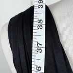 Burberry London Black Sleeveless Draped Midi Dress US 8 Whimsigoth Steampunk Photo 5