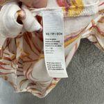 Amuse Society Tie Front Top Women XS Boho Tropical Soft Girl Coastal Resort Chic Photo 5