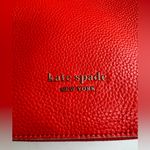 Kate Spade Anyday Medium Pebbled Leather Crossbody Bag Bright Coral EUC Photo 12