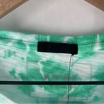 ATM Slub Knit Cotton Kelly Green Tie Dye Long Sleeve Crew Neck Tee NWT Size S White Photo 1