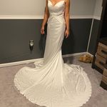 White Formal Dress Size 4 Photo 2