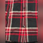 Cooperative  Red and Black Plaid Hooded Cape Photo 7