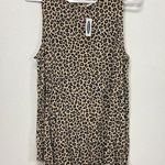 Old Navy Leopard Top Blouse Womens Large Summer Breathable Animal Print Tank Photo 0