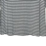 Matilda Jane T-Shirt Size Small Gray White Striped Stretch Blend Womens LS Photo 4