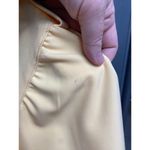 RyeGrass Cropped Jacket Women's 3X Yellow Side Tie Puff Sleeve Open Front B62 Photo 6