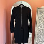 Privy edgy, sexy vampire Black tight mini dress with plunging neckline NWT MD villain Photo 8
