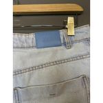 ZARA  Denim Shorts Womens 10 Light Wash Blue High Rise Cutoff Frayed Hem Photo 2