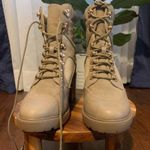 Shoe Dazzle Tan/Beige boots Photo 2