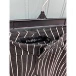 Torrid  Studio Pinstripe Heather Charcoal High Rise Flare Pants Size 14 Tall Photo 4