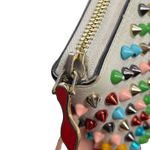 Christian Louboutin  Panettone Spiked Zip Around Wallet White Multicolor Photo 10
