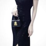 Candalite Black Sequin Off Shoulder Slit Leg Formal Maxi Dress Dress XL NWT Photo 0