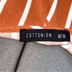 Cotton On Orange/ white striped midi dress Orange Size M Photo 6