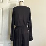 Indah  Black Long Sleeve Jumpsuit Photo 3