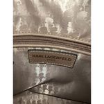 Karl Lagerfeld ‎ Paris Tote Bag Purse Handbag Satchel Shopper Carryall Neutral Photo 7