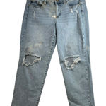 Celebrity Pink Plus 16 The Bestie Mid Rise Girlfriend Jeans Busted Knees Distres Photo 0