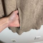 Title Nine Wool Blend Knit Sweater Dress Tunic Crew Neck Women M Tan Sport Golf Photo 5