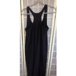 Athleta  Presidio Traveler Black High Lo Lagenlook Minimalist Relaxed Dress Small Photo 9