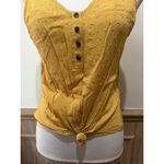 Candie's Candie’s~ V-Neck Sleeveless ~ Size Small ~ Gold Yellow Photo 1