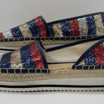 Tommy Hilfiger  Womens 6.5‎ Shoes Flats Corliss 2 American Flag Sequin Espadrille Photo 0
