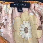 Alt Daly Chic Floral Dress in Peach, orange, brown, yellow floral Orange Size L Photo 9