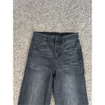 American Eagle super stretch super hi-rise crop flare black denim jeans size 0 Photo 8