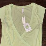 Anthropologie Daily Practice by  Montauk V-Neck Dress Lime Green Size Medium Photo 5