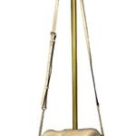 Michael Kors GOLD LEATHER MED DOME CROSS BODY W/CHAIN AND GOLD DETAILS NWOT Photo 3