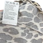 Chaser Maxi Dress Leopard Cheetah Print Lace Up Back Ruffle Tan Brown Size XS Photo 13