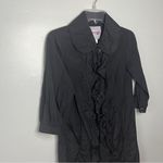 Kensie Girl Black Ruffle Long Sleeve Dress Photo 2