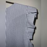 Monteau  Los Angeles Striped Ruffle Sleeve Top Size Small Photo 4